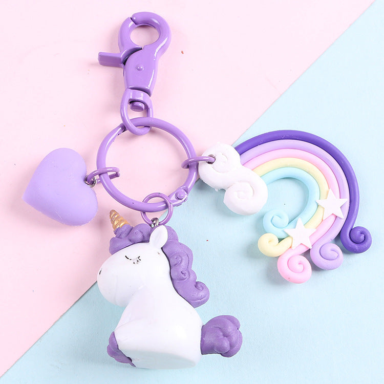 Wholesale Fur Ball My Little Pony Resin Keychain